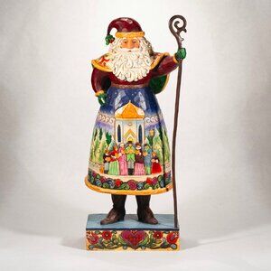 Jim Shore Caroling Santa  (JS 2)